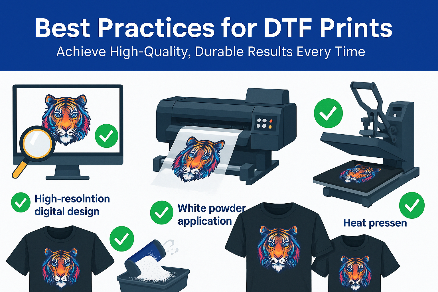 Best Practices for DTF Prints How to Achieve High-Quality, Durable Results Every Time