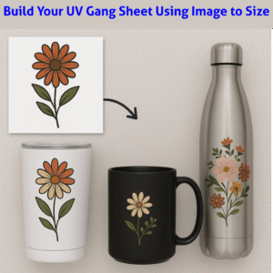 build your uv sticker gang sheet using image to size