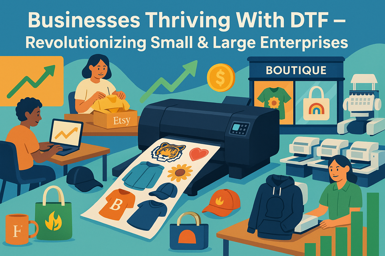 Optimizing T-Shirt Reselling Strategies With DTF Printing A Game-Changer for Apparel Entrepreneurs