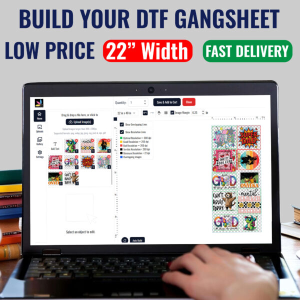 dtf transfer gang sheet create your own design gangsheet