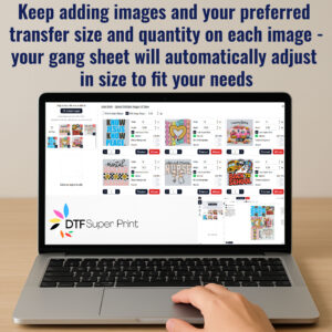 dtf transfers rolling custom gang sheet
