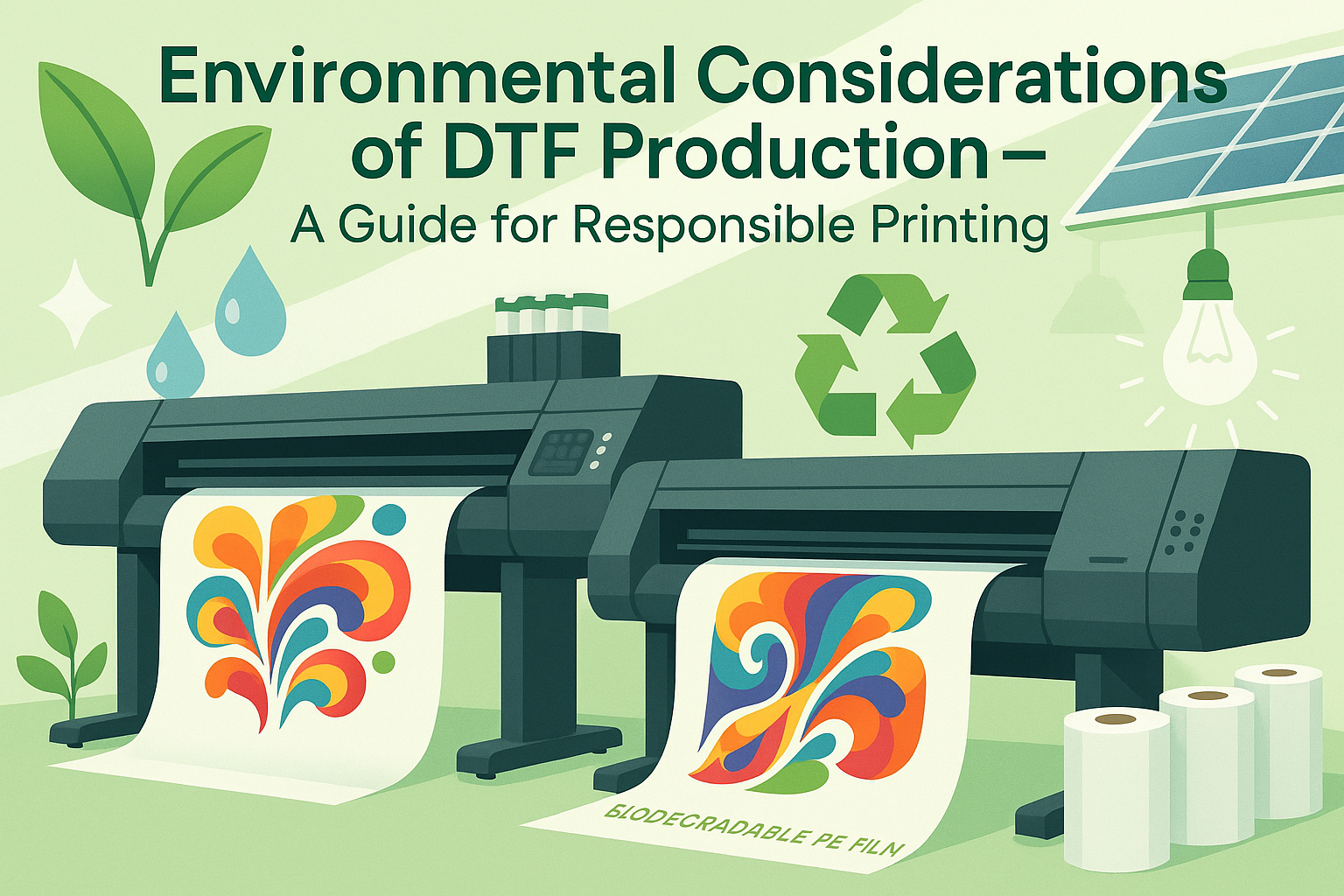 The Environmental Considerations of DTF Production
