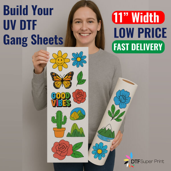 uv dtf decals stickers gang sheet build your gang sheets