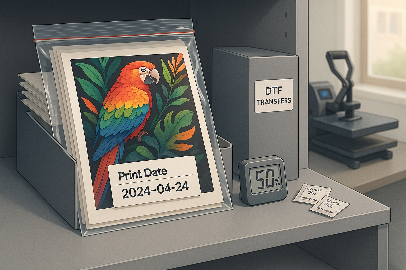 Storing DTF Transfers Keep Your Prints Fresh and Long-Lasting