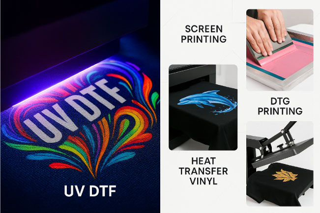 UV DTF Transfer vs Other Printing Techniques