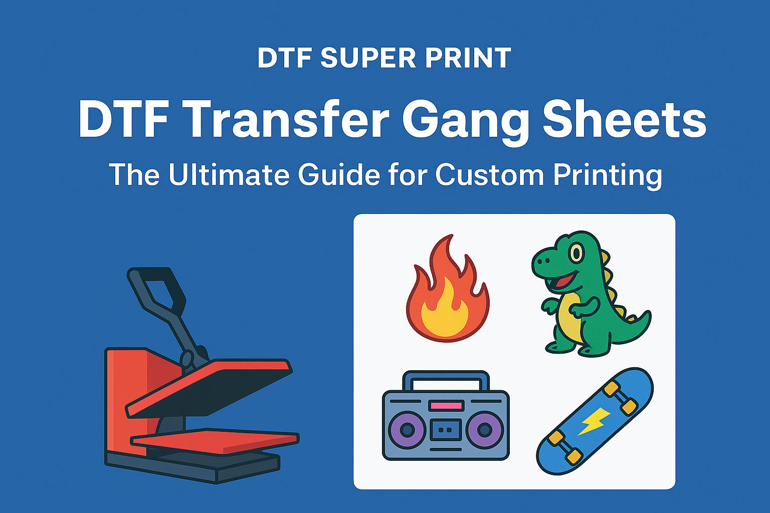 What is a DTF Transfer Gang Sheet?